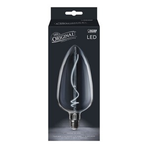 Feit Electric Tear Drop E26 (Medium) Filament LED Bulb Smoke Daylight 60 Watt Equivalence 1 pk Model # TD/7/SMK/FIL - 1 of 1