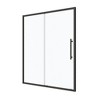 Contemporary 1/4-Inch Tempered Glass Sliding Shower Door with Smooth Mechanism and Transparent Strength - 2 of 4