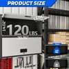 TinyHomie Heavy Duty Wall Storage Cabinet with Sliding Up-Flip Door Floating Tool Cabinet for Kitchen, Basement, Warehouse - 3 of 4