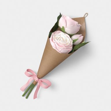 12" Wrapped Climbing Rose Floral Bundle - Threshold™
