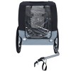 LAOTIES Large Folding Dog Bike Trailer,120LB Pet Carrier with Steel Frame,All Terrain Wheels,for Outdoor Use - 4 of 4