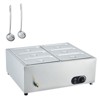 Commercial Food Warmer, 2-Pan Stainless Steel Buffet Bain Marie Steam Table with Adjustable Temperature Control for Catering Restaurants and Parties - 2 of 4