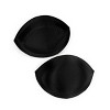 Dritz Molded Gel-Filled Adhesive Strapless Backless Bra Cups B/C Black: Sticky Bra Inserts, Seamless Padded Nipple Covers - image 2 of 4