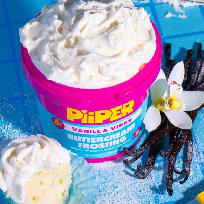 Piiper Vanilla Vibes Buttercream Frosting - 16oz