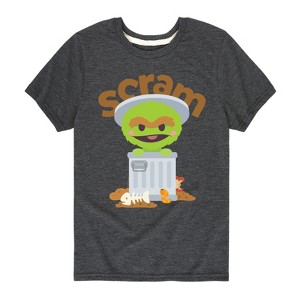 Boys' - Sesame Street - Kawaii Oscar Short Sleeve Graphic T-Shirt - 1 of 4