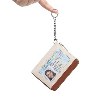 Clotth Women’s Wallet,RFID Blocking Slim Compact PU Leather Wallet with Keychain - Lightweight & Large Capacity for Everyday Use,Shopping,Travel - 1 of 4