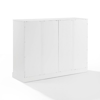 Stanton 53" White MDF and Birch Veneer Sideboard