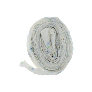 Unique Bargains Ribbon Floral Print Chiffon Polyester 359.84"x1.57" 1 Pc - 1 of 3