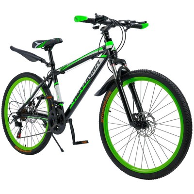 Topteng 26" Mountain Bike, 24-Speed MTB with Disc Brake