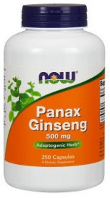 Panax Ginseng 500 mg by Now Foods  -  250 Capsule