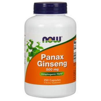 Now Foods Panax Ginseng 500 mg 250 Capsule