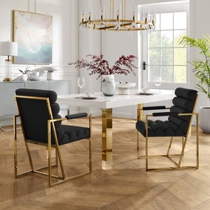 Inspired Home Dalia Dining Chair (Set of 2) - 1 of 4