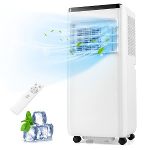 Tangkula Portable Air Conditioner 8000 BTU Floor AC Unit Fan & Dehumidifier w/ 24H Timer 2 Fan Speeds - 1 of 4