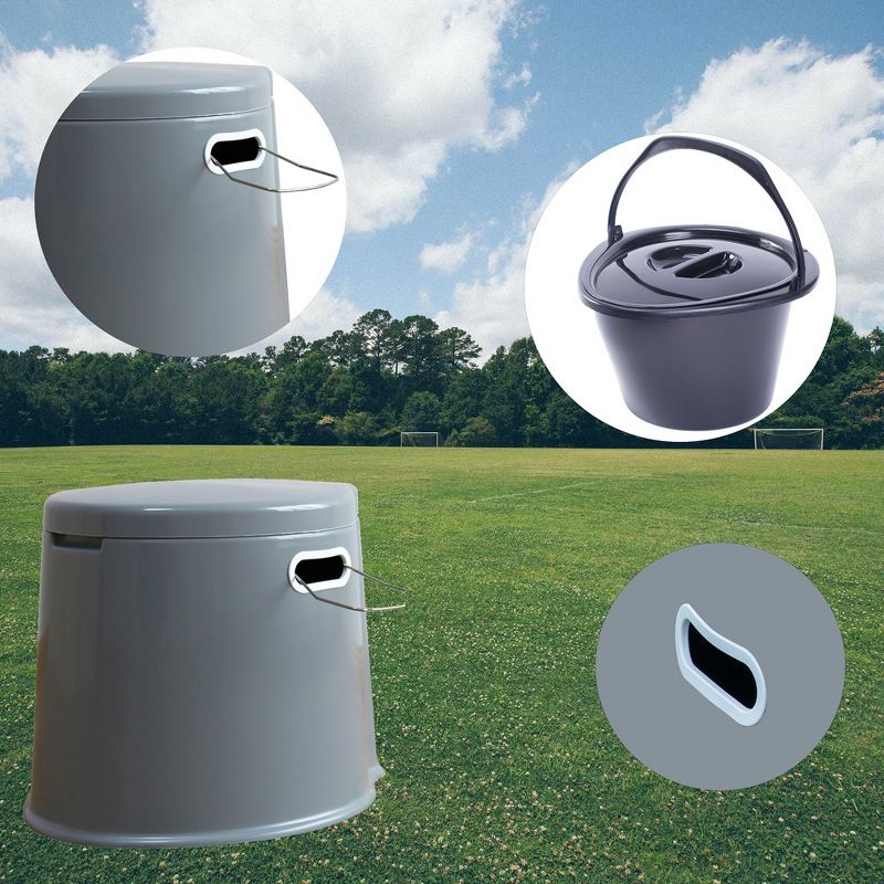 PLAYBERG Portable Travel Toilet For Camping and Hiking, 6 of 9