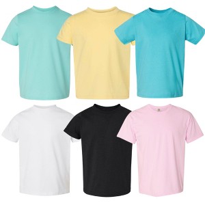EG PRO Toddler Kids Fine Jersey Tee - 6 Pack Shirts for Child 2T - 6T - 1 of 4