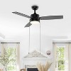 JONATHAN Y Blair 42" 1-Light 3-Speed Iron Adjustable Integrated LED Ceiling Fan with Pull Chains: Plywood Blades, Reversible Motor - 4 of 4