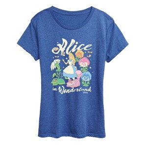Women's - Disney - Alice In Wonderland Short Sleeve Graphic T-Shirt - 1 of 4