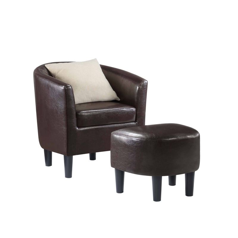 Take a Seat Churchill Accent Chair with Ottoman - Breighton Home, 4 of 10