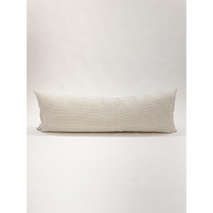 Body Pillow Cover 20x54 Cotton Waffle Weave - Anaya - 1 of 4