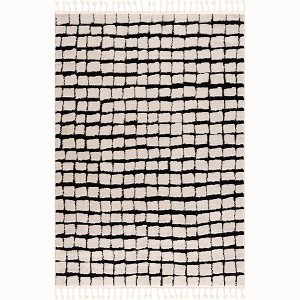 Hauteloom Teshi Plush Grid Area Rug - 1 of 4