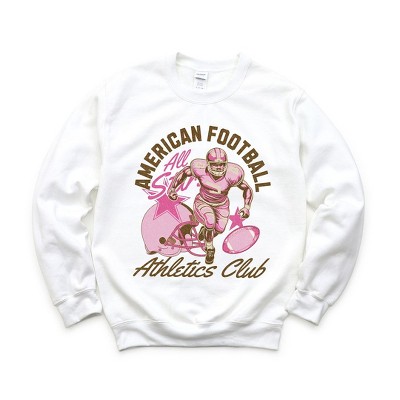 Simply Sage Market Women's Graphic Sweatshirt American Football Athletics Club