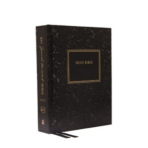 KJV, Journal the Word Bible, Hardcover, Black, Red Letter Edition, Comfort Print - by  Thomas Nelson - 1 of 1