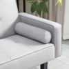 MYINDA 2-in-1 Convertible Recliner Sofa Bed, Modern Upholstered Folding Recliner,  for Small Space Living Room Bedroom,Light Gray - 4 of 4