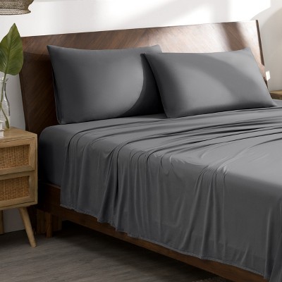 Premium 4 Way Microfiber Stretch Knit Sheet Set by Bare Home