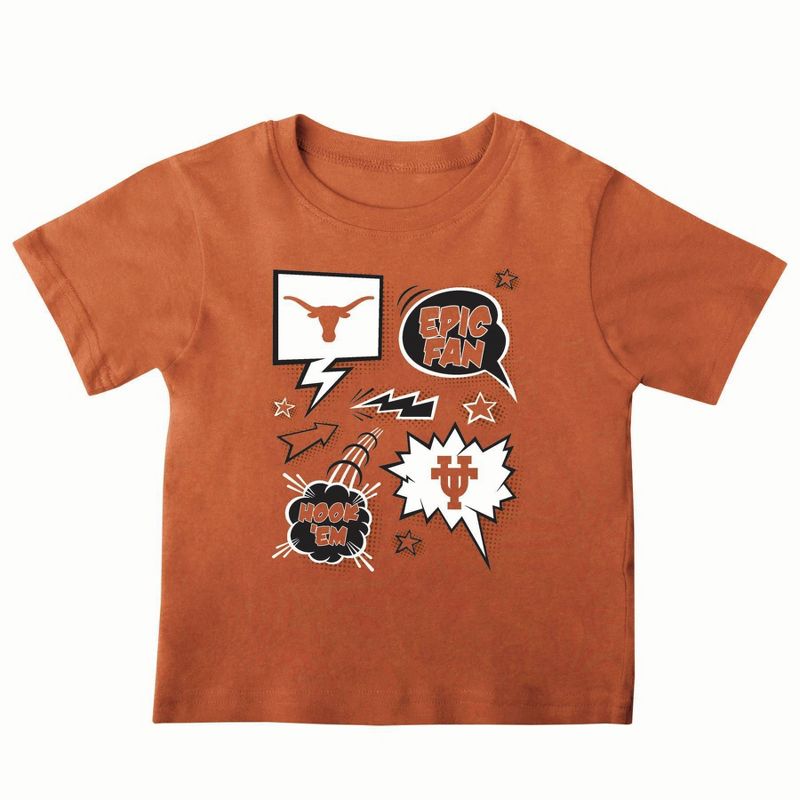 NCAA Texas Longhorns Toddler Boys&#39; 2pk T-Shirt, 2 of 4