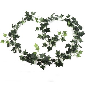 Floral Home 6' Mini Ivy Garland with 168 Leaves - 12-Piece - 1 of 3