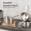 KOCH SYSTEME CS Stainless Steel Saucepan Set, Sauce Pan, Premium  Steel Sauce Pan, Induction Saucepans, Oven Safe - 3 of 4