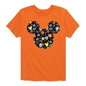 Boys' - Disney - Mickey And Minnie Doodles Short Sleeve Graphic T-Shirt - 1 of 4