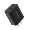 Insten Portable 18W USB Type C Quick Fast Wall Charger Compatible with iPhone 12/12 Pro Max/Mini/SE/11/Xs/XR, iPad Air, Samsung Phones, Black - 3 of 4