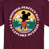 Men's - Disney - Perfect Day Explore Outside Short Sleeve Graphic T-Shirt - 2 of 4