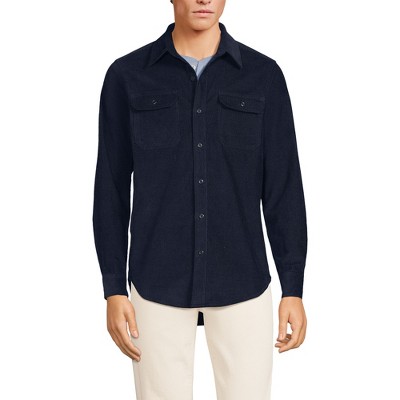 Lands' End Men's Long Sleeve Corduroy Shirt