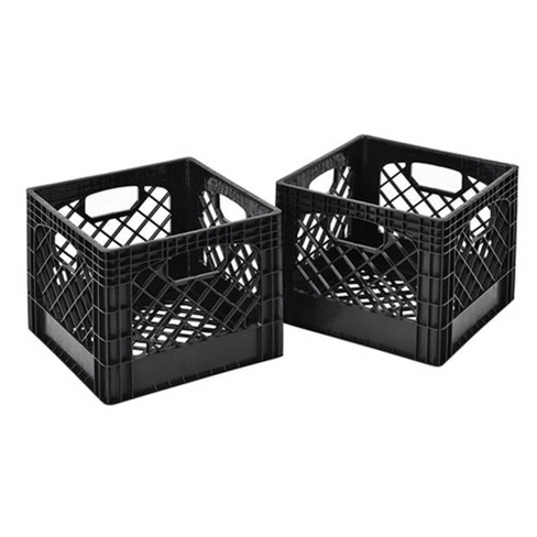 4-Pack Mini Plastic Baskets for Shelf Storage Organizing, Durable and  Reliable Folding Storage Crate, Ideal for Home Kitchen Classroom and Office