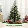 6ft Artificial Sparse Christmas Tree with Steel Stand and 1933 Tips for Home Office Holiday - 4 of 4