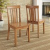 Inspire Q 2pk Keenan Slat Back Dining Chairs Finish - 3 of 4