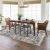 Washable Vintage Printed Rug Non Slip Low Pile Rug Soft Throw Floor Cover Foldable Indoor Carpet for Living Room Bedroom Playroom Nursery - 4 of 4