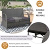 DOMETOUR Versatile Outdoor Loveseat That Converts To Four Seats And A Table, Suitable For Gardens And Lawns - 3 of 4