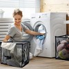 Apex Vanguards 2 Black Mesh Foldable Laundry Basket - 3 of 3