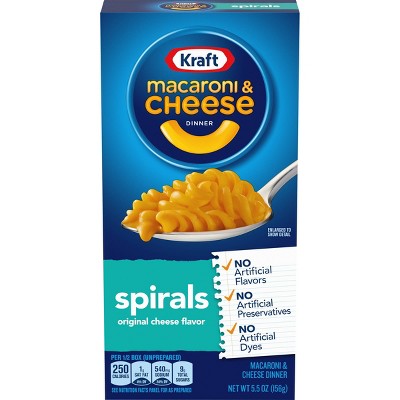 Kraft Spirals Macaroni & Cheese Dinner - 5.5oz