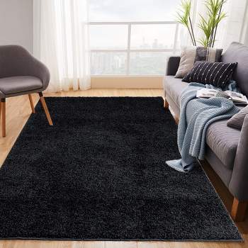 Solid Shaggy Rug Modern Indoor Carpet Fluffy Plush Rug Shag Area Rug Home Decor