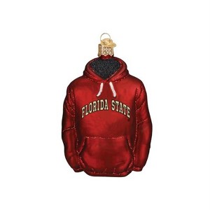 Old World Christmas Blown Glass Ornament for Christmas Tree, Florida State Hoodie - 1 of 3