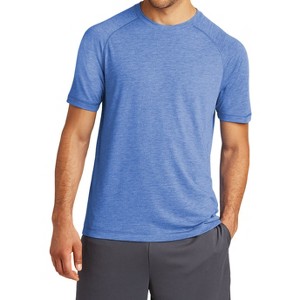 Mafoose Men's PosiCharge Tri-Blend Short Sleeve Wicking Raglan Tee - 1 of 4