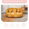 MOONMISS Chenille Bean Bag Chair Lazy Chair Durable Comfort Lounger High Back Bean Bag Chair Couch - 4 of 4