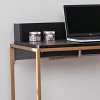 Caldlin Flip-Top Desk w/ Storage - HO1153937 - Black - SEI - 3 of 4