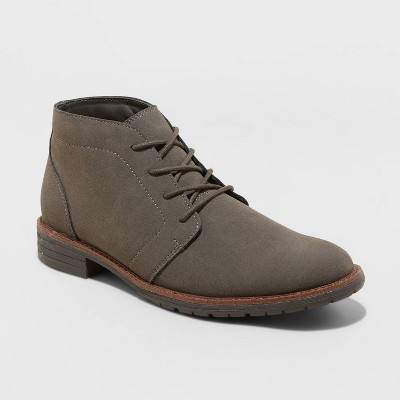 Mens boots without on sale heel