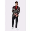 OppoSuits Men's Halloween Costume Piece - Zombie Survivor Suit - Slim Fit - Grey - Includes Blazer and Tie - Size - 3 of 4