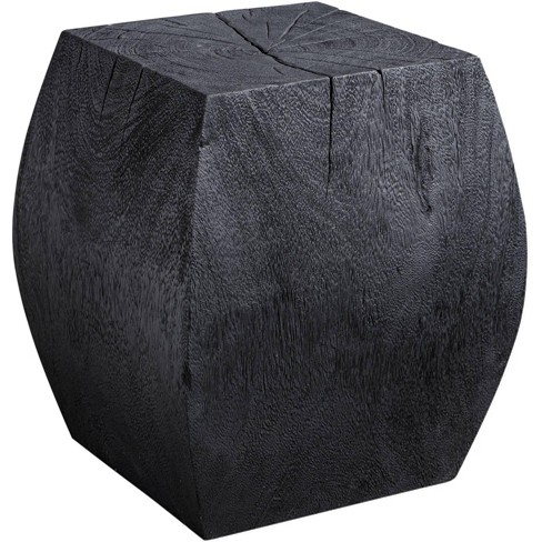 Uttermost Grove Rustic Black Wooden Accent Stool - image 1 of 1